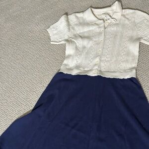 Hope and Henry organic cotton knitted dress net size 8